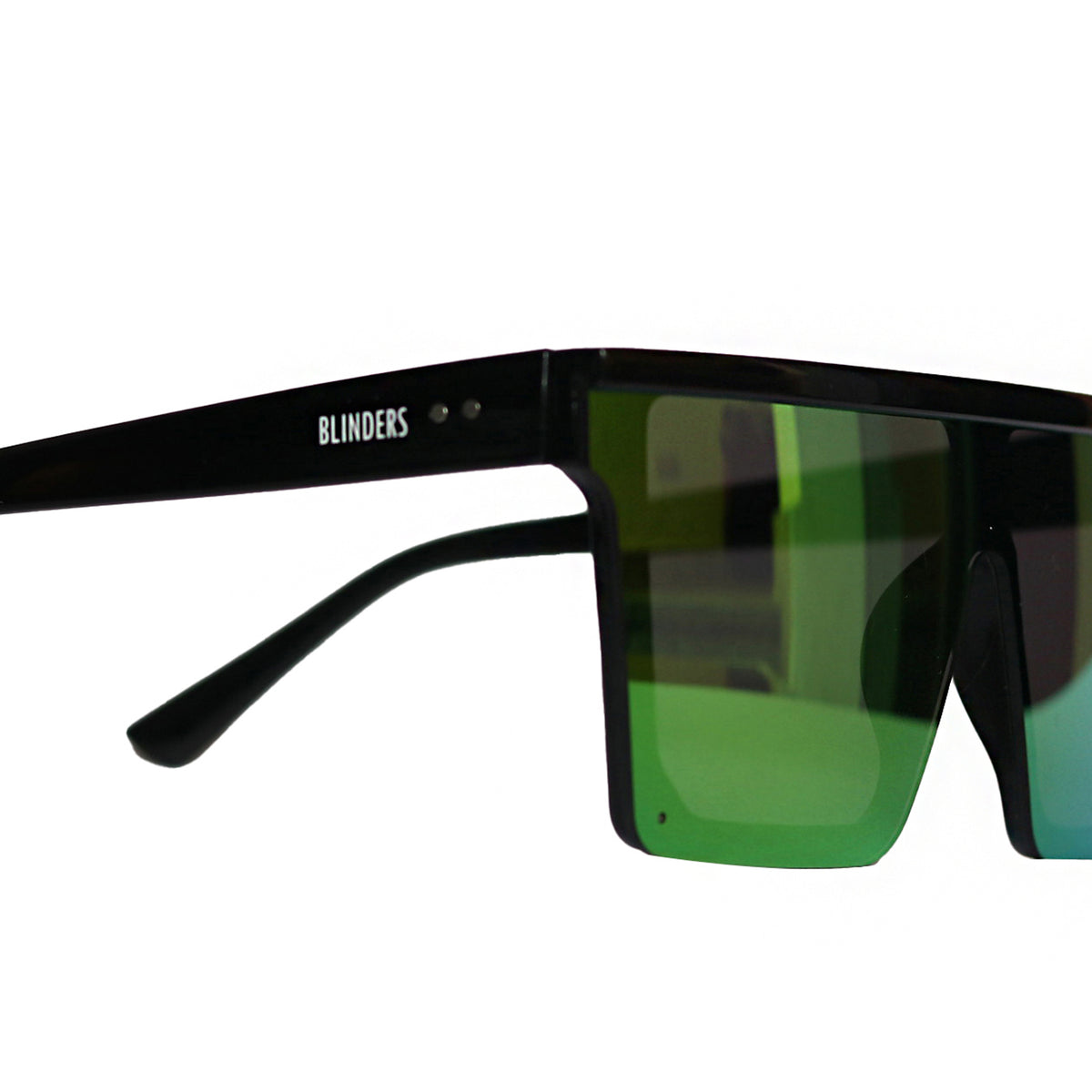 Lentes de sol negros cuadrados Black Nuke Blinders