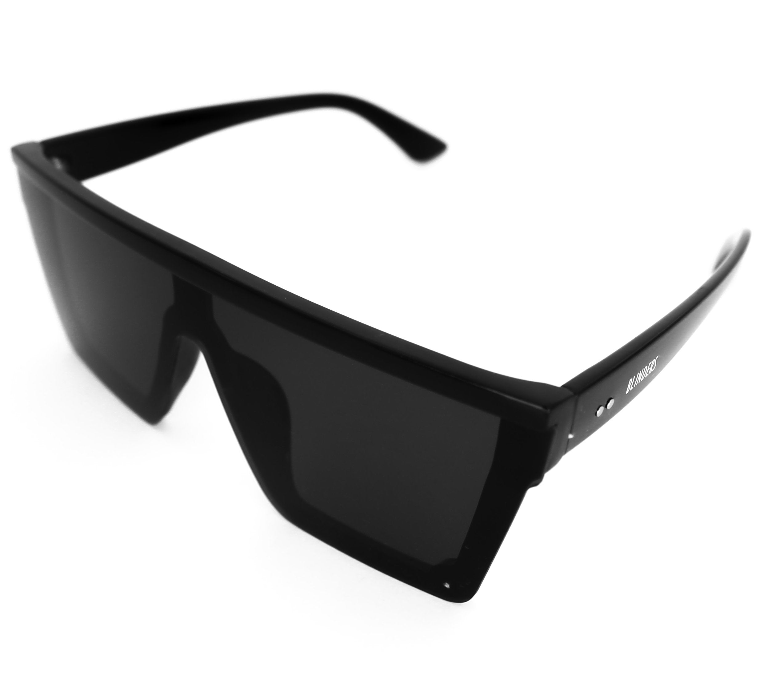 Lentes grandes negros sale