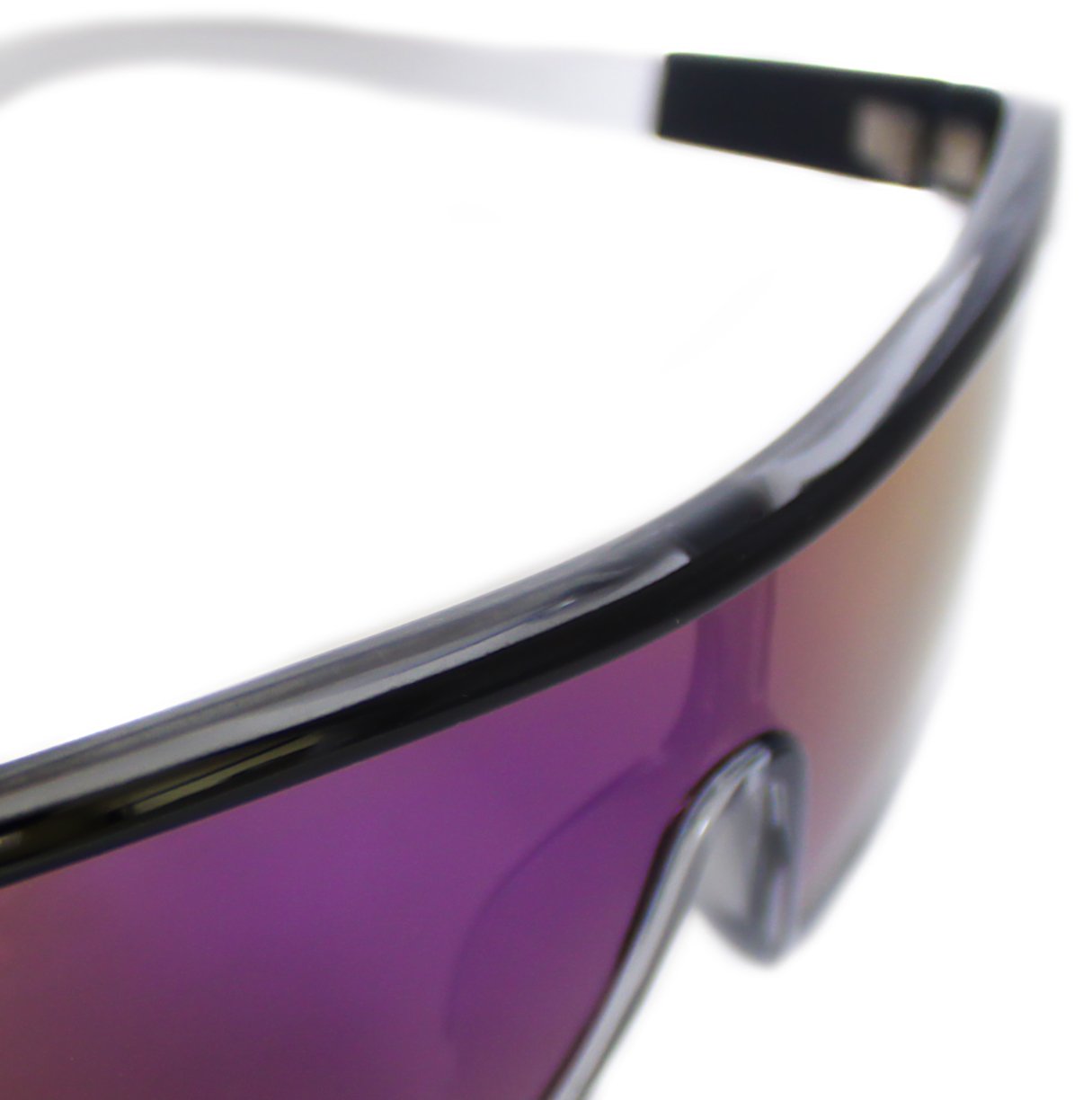 Lentes de sol rectangulares largos morados Purple Wave - Blinders Online Store