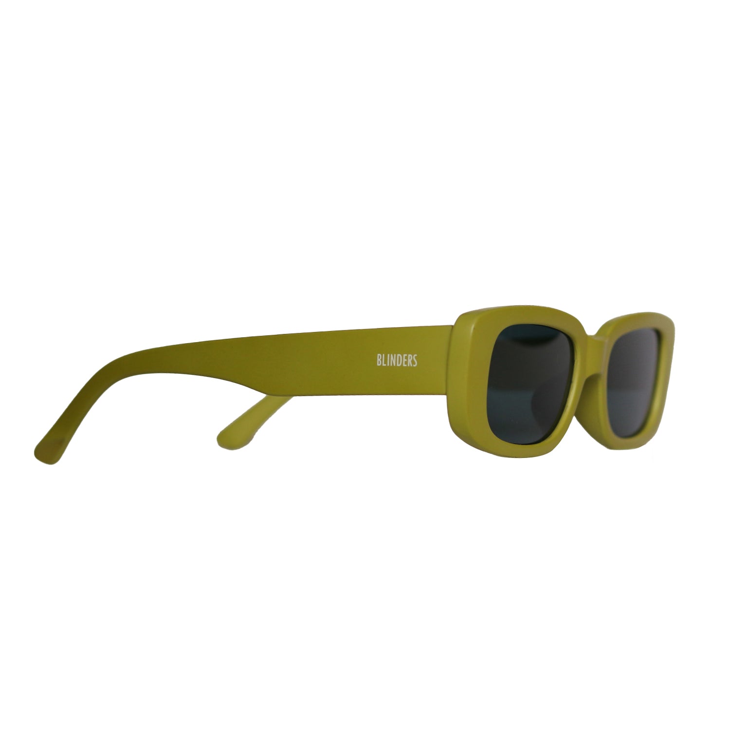 Lentes de sol rectangulares unisex verdes Herb Dope - Blinders Online Store